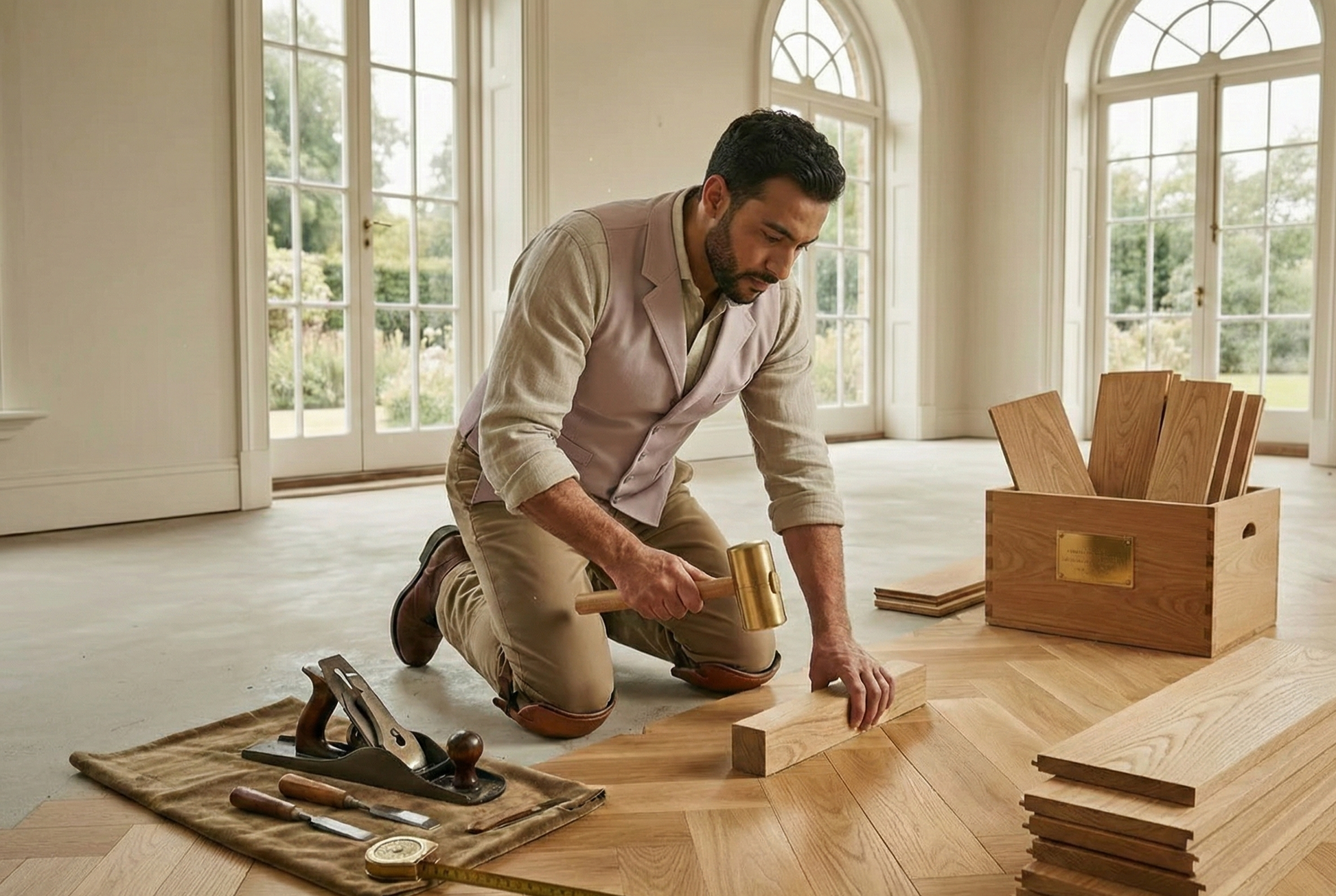 Parquet Chêne Massif Premium massif 300x60x14 - Revêtement Maroc