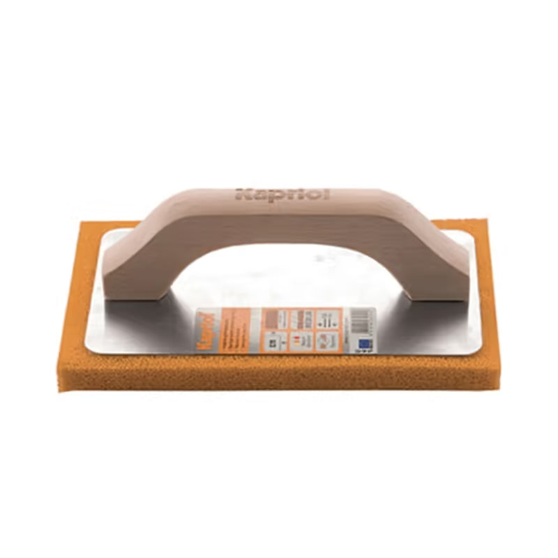 Taloche éponge en caoutchouc orange 14X21 - KAPRIOL - Revêtement Maroc