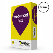 Webercol flex – Mortier-colle flexible haute performance 25kg- Blanc