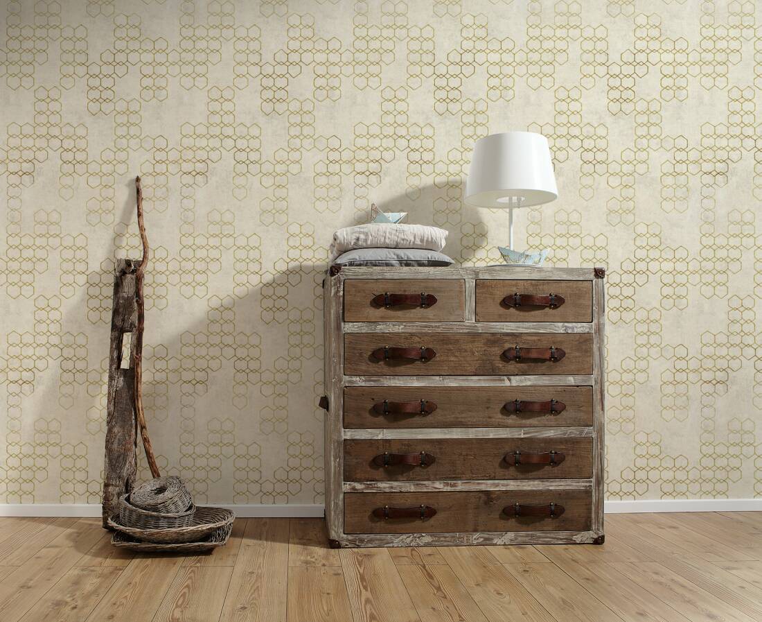 Papier peint Hex by LW -Réf: 374242- - Revêtement Maroc