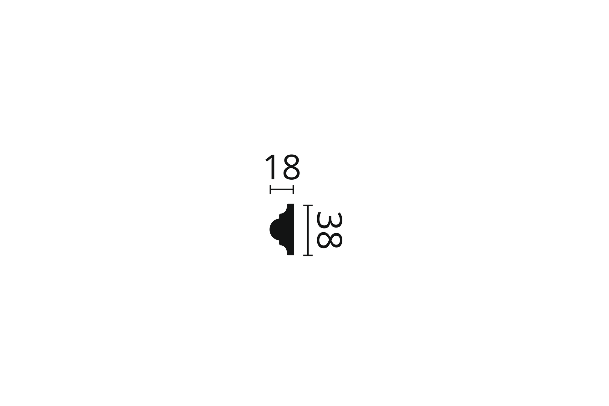 Moulure Z10 flex - 2 mètres - Revêtement Maroc