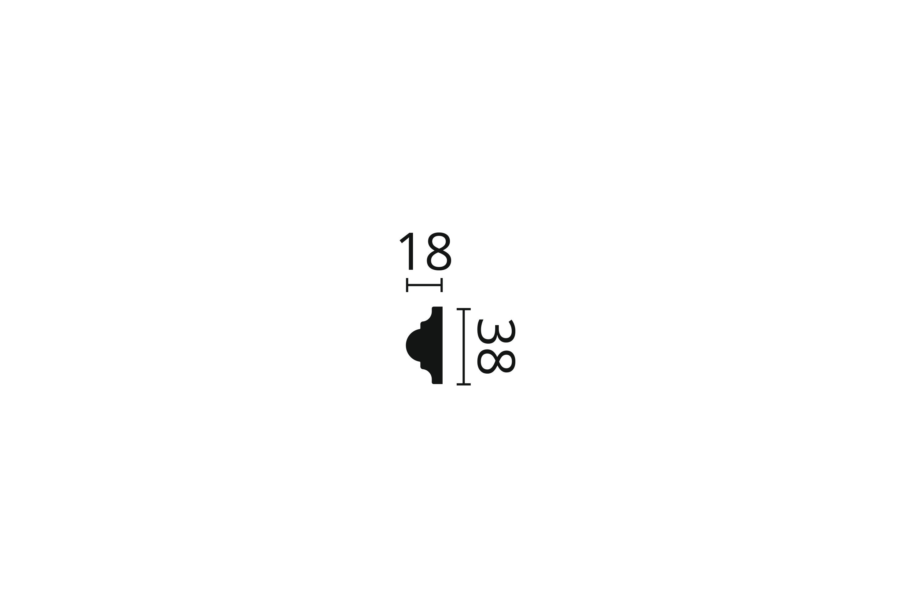 Moulure Z10 flex - 2 mètres - Revêtement Maroc
