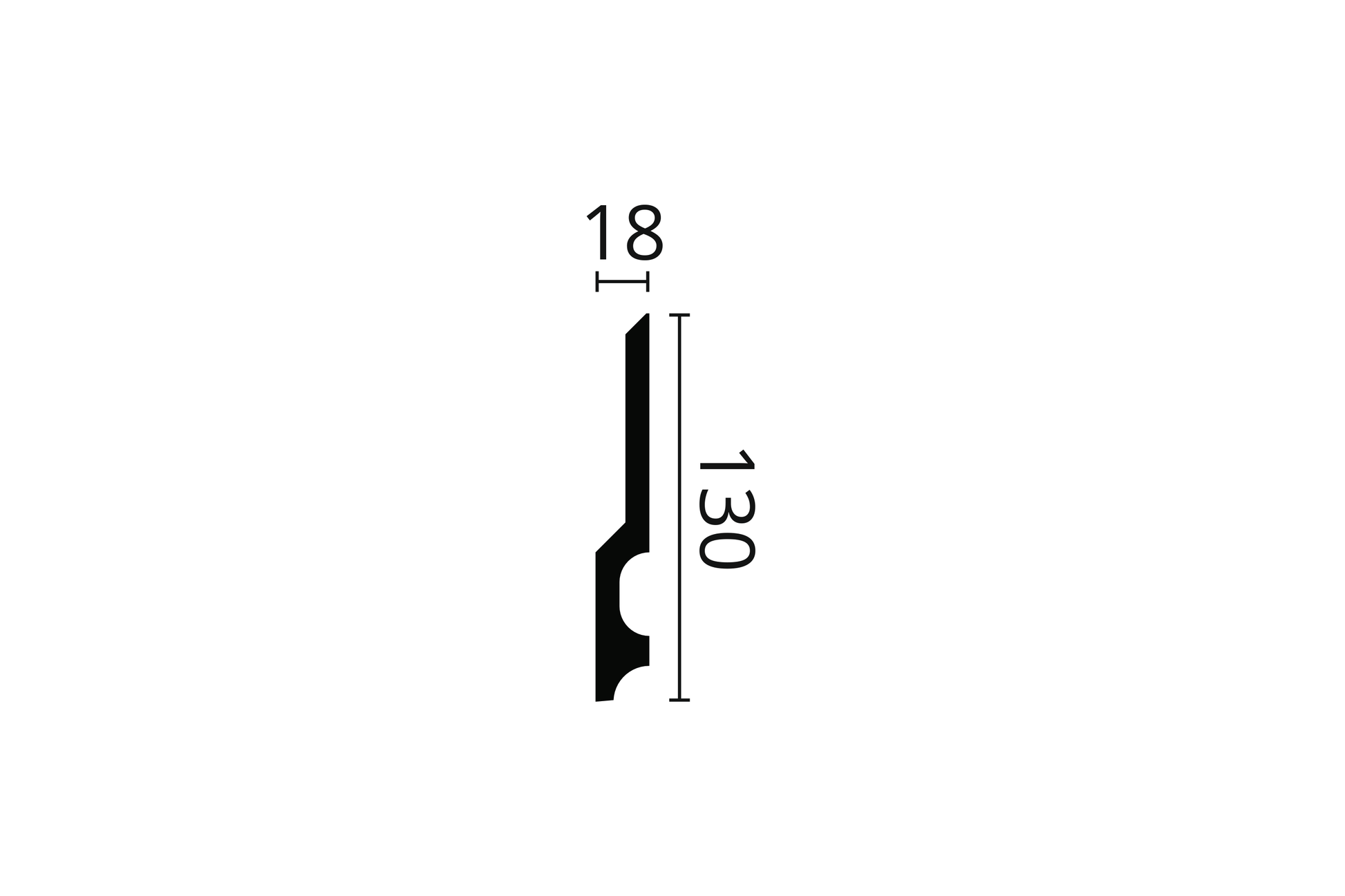 Plinthe FD22 - 2 mètres - Revêtement Maroc
