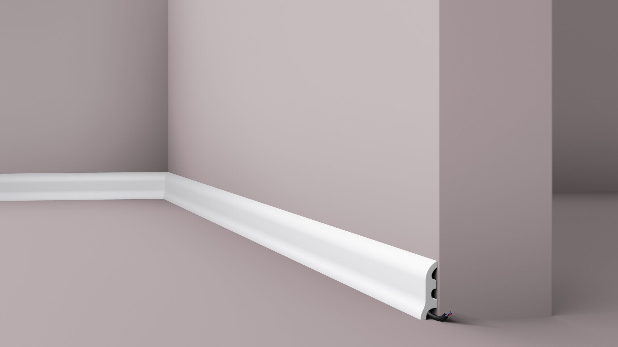 Plinthe FL3 polymère- 55 x 17 x 2000 mm - Revêtement Maroc