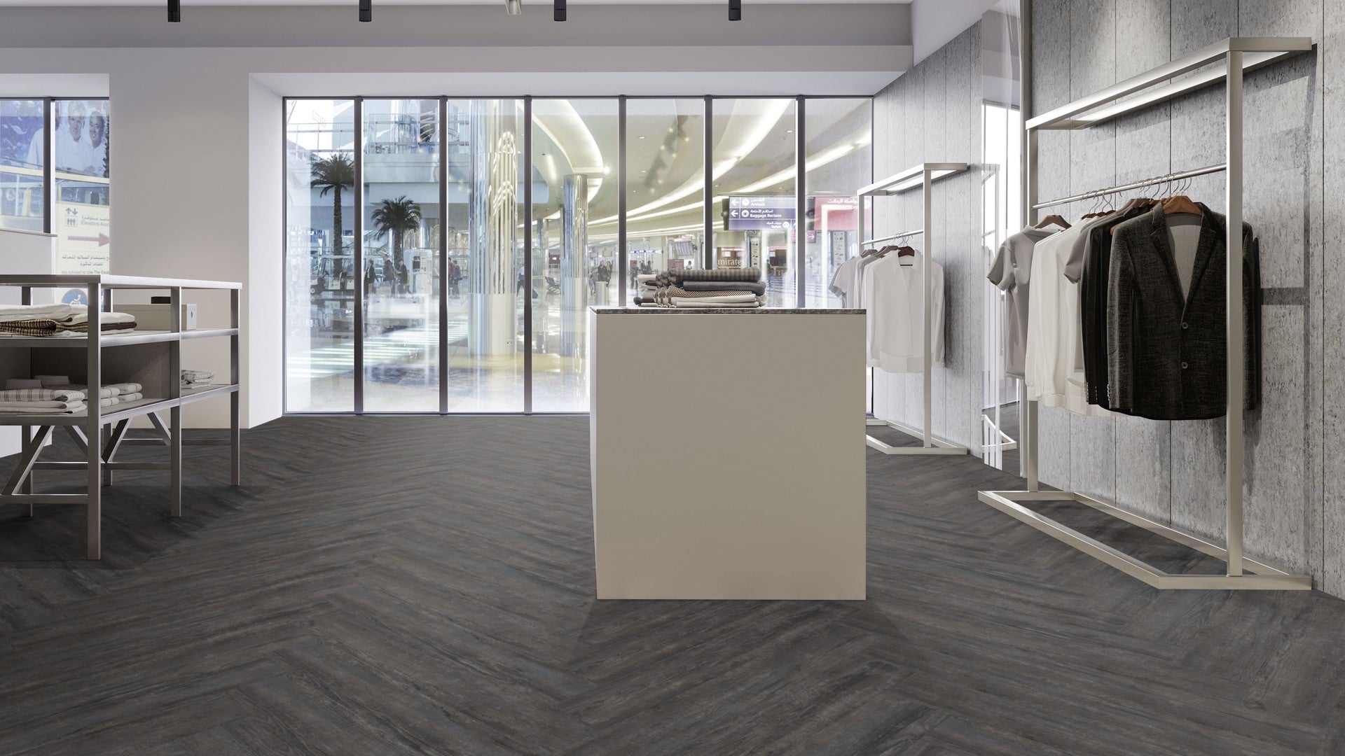 Lame Vinyle Premium - Blackened Spa Wood - SPACIA LVT - Revêtement Maroc