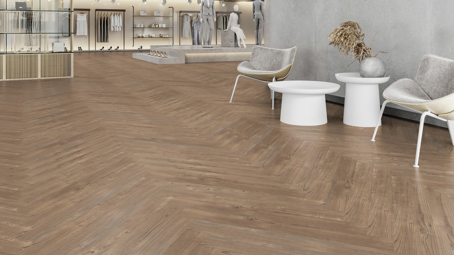 Lame Vinyle Premium - Dry Cedar - SPACIA LVT - Revêtement Maroc