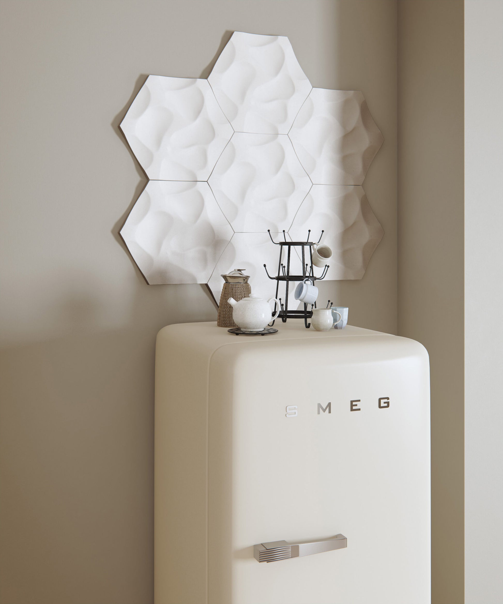 Elément décoratif mural CORAL - Revêtement Maroc