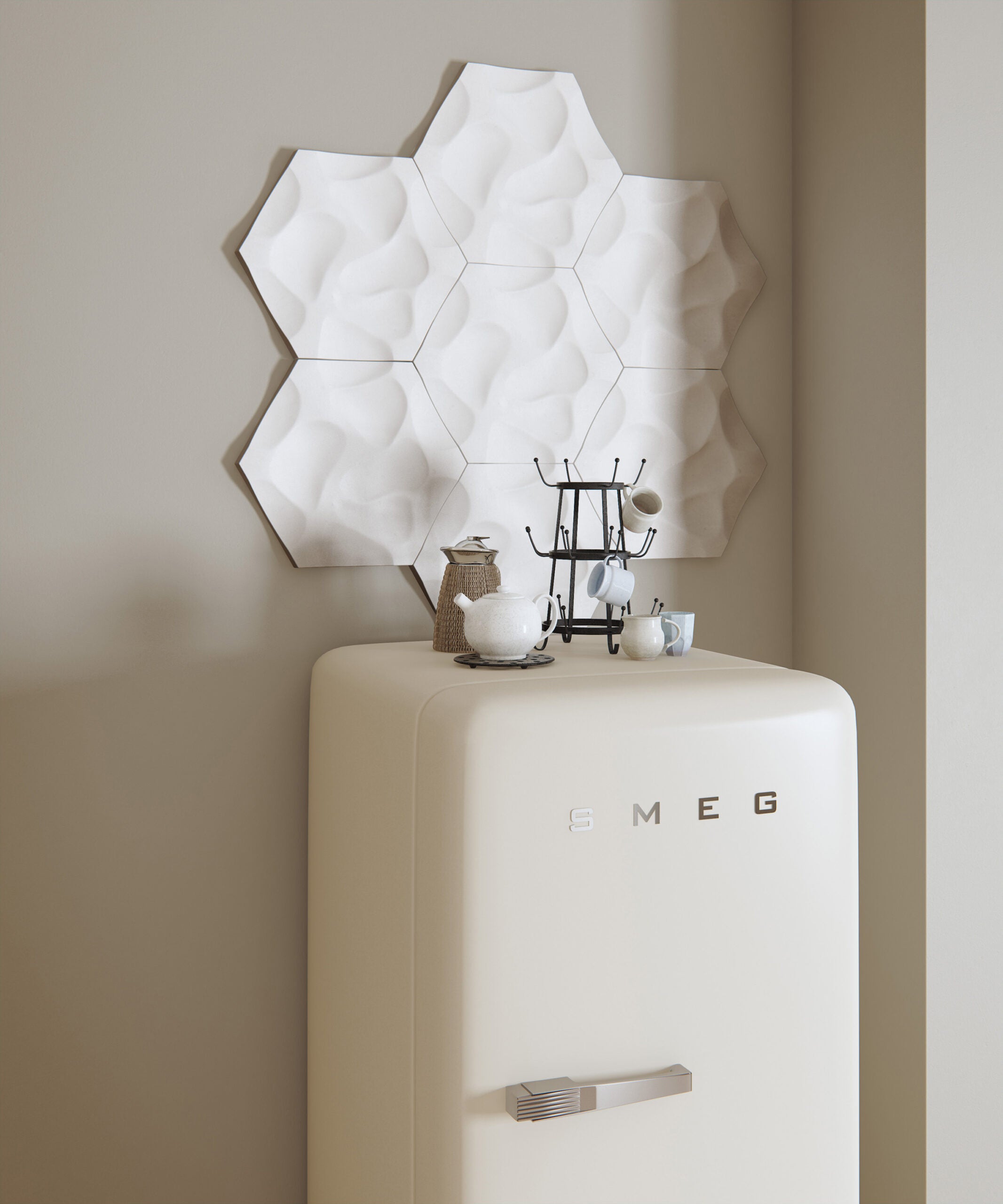 Elément décoratif mural CORAL - Revêtement Maroc